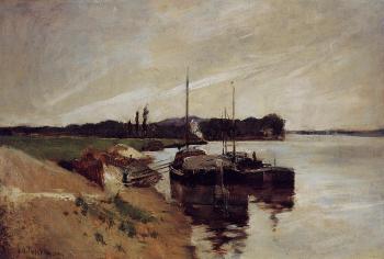 John Henry Twachtman : Mouth of the Seine